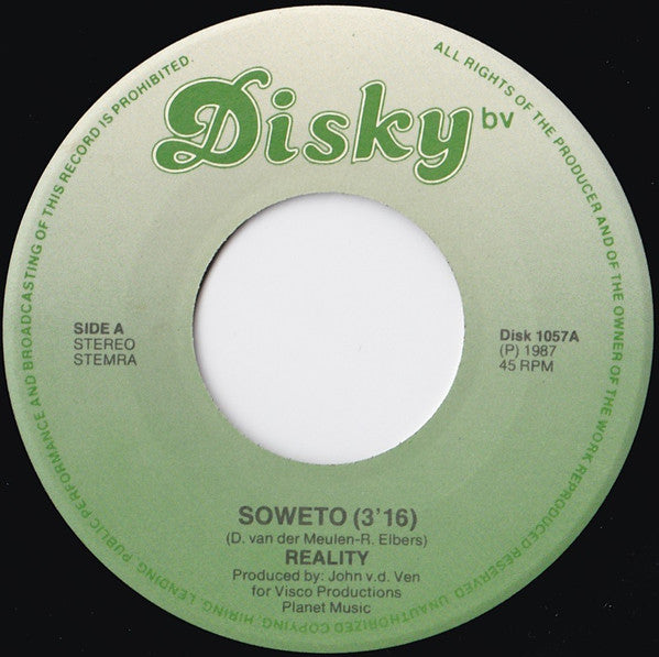 Reality (11) : Soweto (7")
