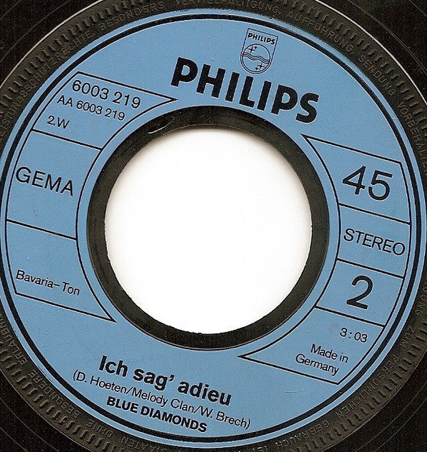 The Blue Diamonds : Mary Madonna (7", Single)