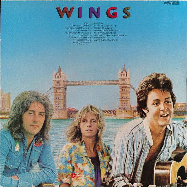 Wings (2) : London Town (LP, Album)