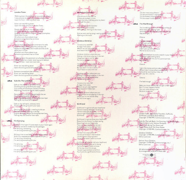 Wings (2) : London Town (LP, Album)