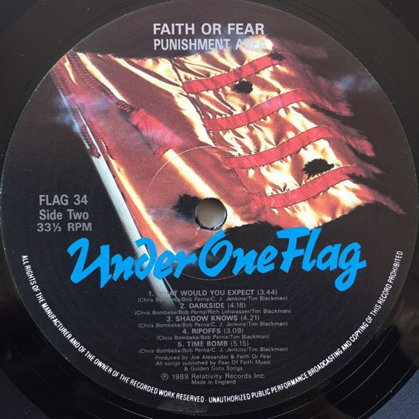 Faith Or Fear : Punishment Area (LP, Album)