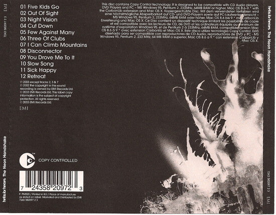 Hell Is For Heroes : The Neon Handshake (CD, Album, Cop)