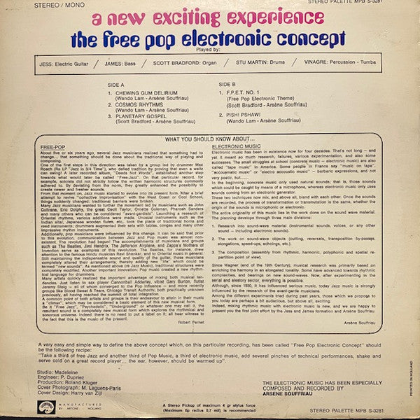 The Free Pop Electronic Concept : A New Exciting Experience (LP)