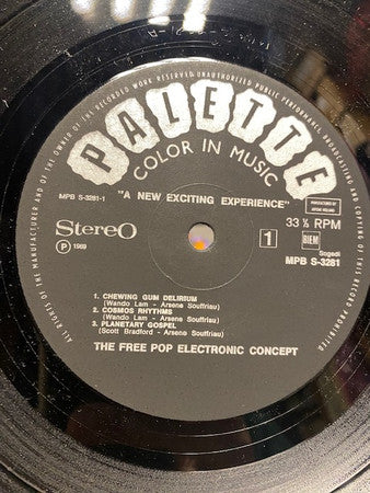 The Free Pop Electronic Concept : A New Exciting Experience (LP)