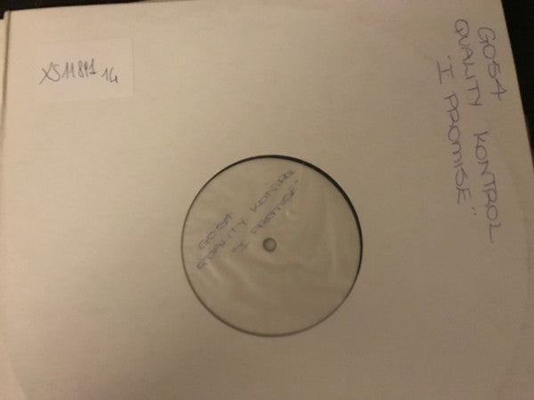 Quality Kontrol : I Promise (12", W/Lbl)
