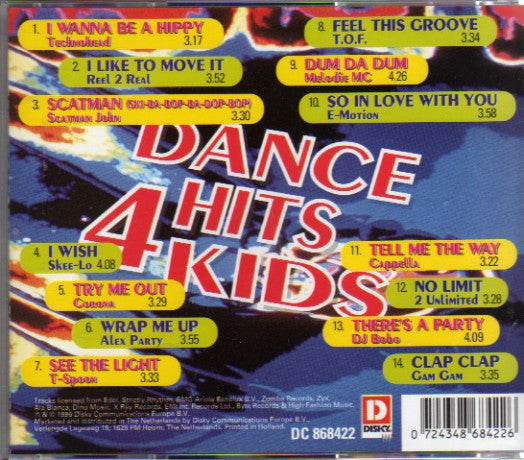 Various : Dance Hits 4 Kids (CD, Comp)