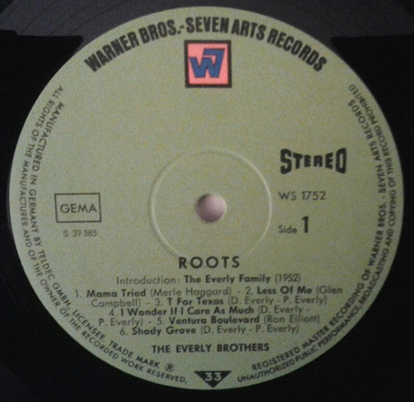 Everly Brothers : Roots (LP, Album)