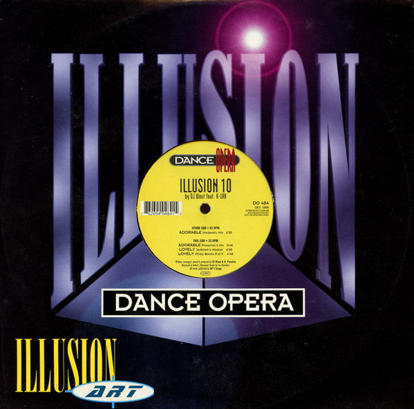 Illusion 10* By DJ Wout Feat. K-Lab : Adorable (12")