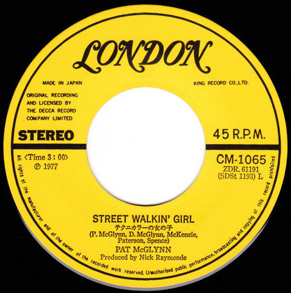 Pat McGlynn = パット・マッグリン* : She'd Rather Be With Me = あの娘はアイドル (7", Single)