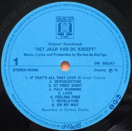 Marian De Garriga : Het Jaar Van De Kreeft (Original Soundtrack) (LP)