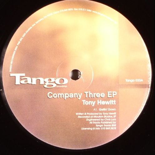 Tony Hewitt / Lewis Twins : Company Three EP (12", EP)