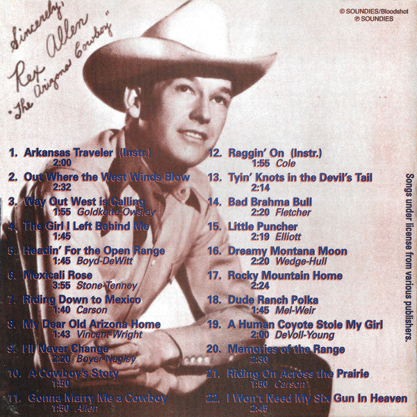 Rex Allen : The Last Of The Great Singing Cowboys (CD, Comp, Transcription)