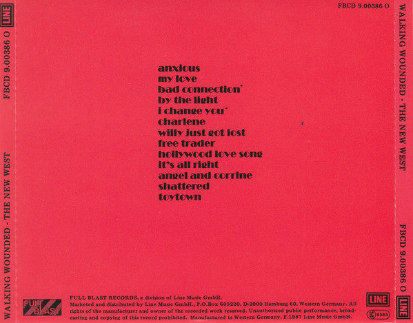 Walking Wounded : The New West (CD, Album)