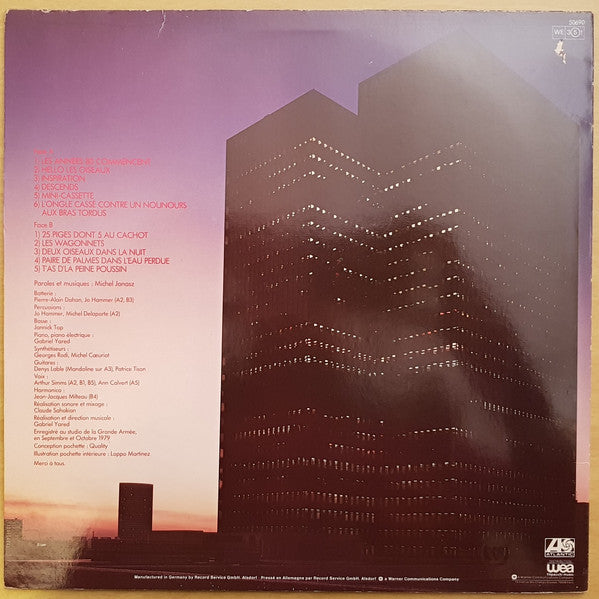 Michel Jonasz : Les Années 80 Commencent (LP)