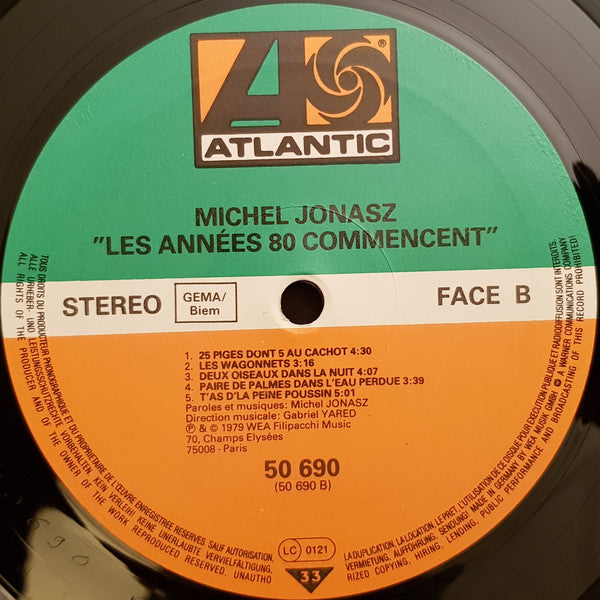 Michel Jonasz : Les Années 80 Commencent (LP)