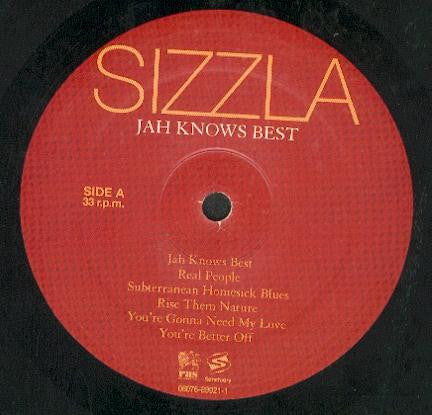 Sizzla : Jah Knows Best (LP, Album)