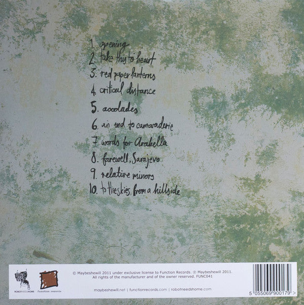 Maybeshewill : I Was Here For A Moment, Then I Was Gone (LP, Album)