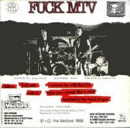 The Vectors (3) : Fuck MTV (7", EP)