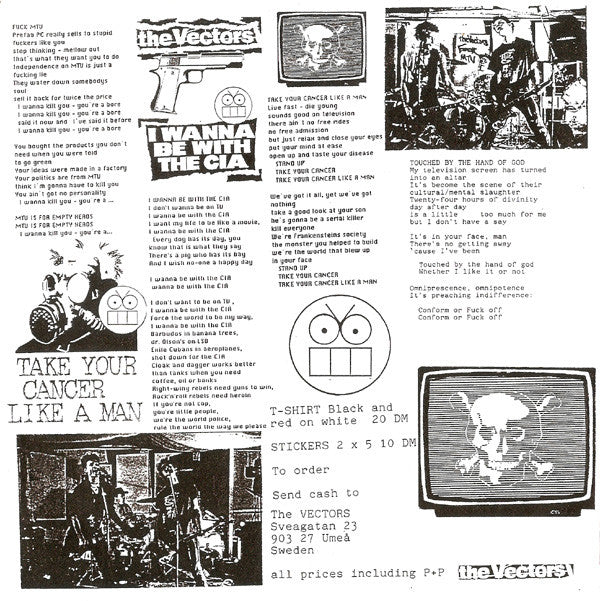 The Vectors (3) : Fuck MTV (7", EP)