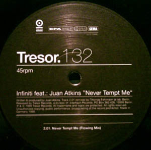 Infiniti Feat.: Juan Atkins : Never Tempt Me (2x12")
