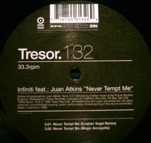 Infiniti Feat.: Juan Atkins : Never Tempt Me (2x12")