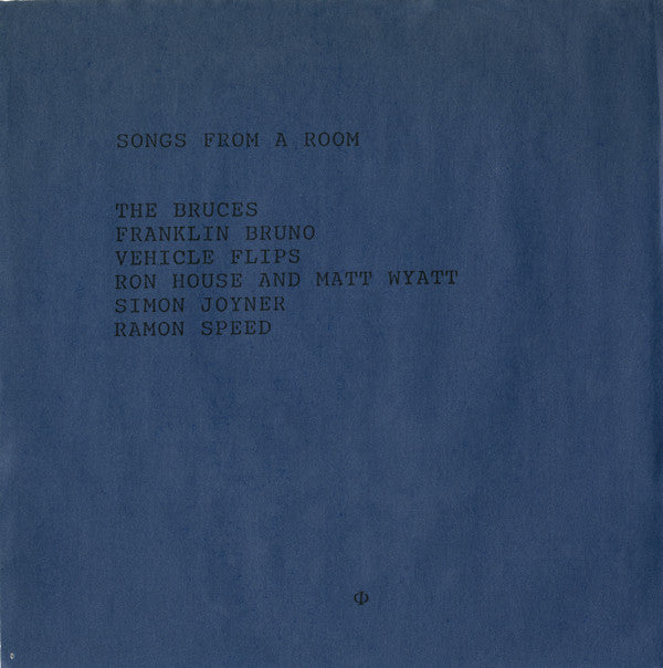 Various : Songs From A Room (7", Comp)