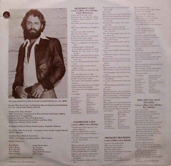 Lenny LeBlanc : Breakthrough (LP, Album, Win)