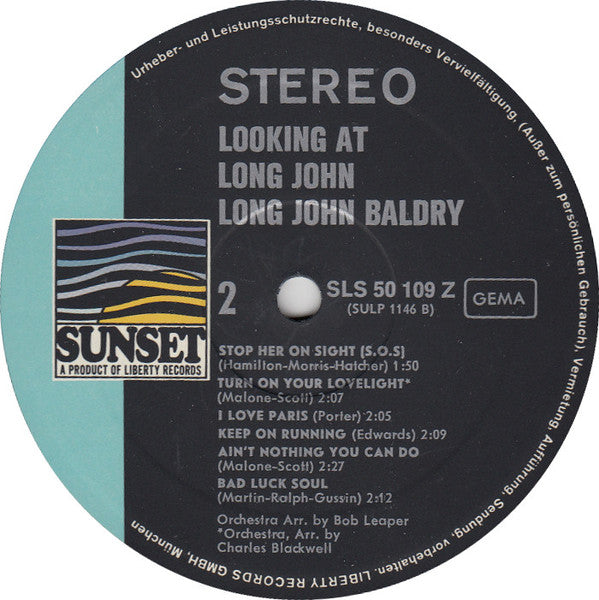 Long John Baldry : Looking At Long John (LP, Album, RE)
