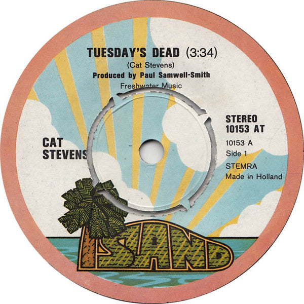 Cat Stevens : Tuesday's Dead (7", Single)