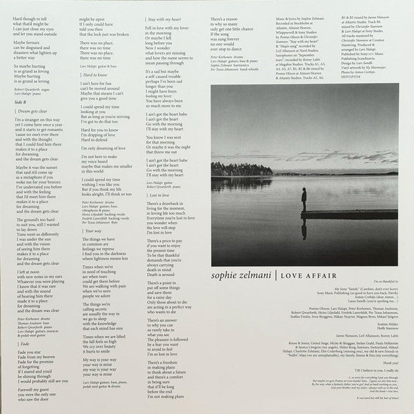 Sophie Zelmani : Love Affair (LP, Num, 180)