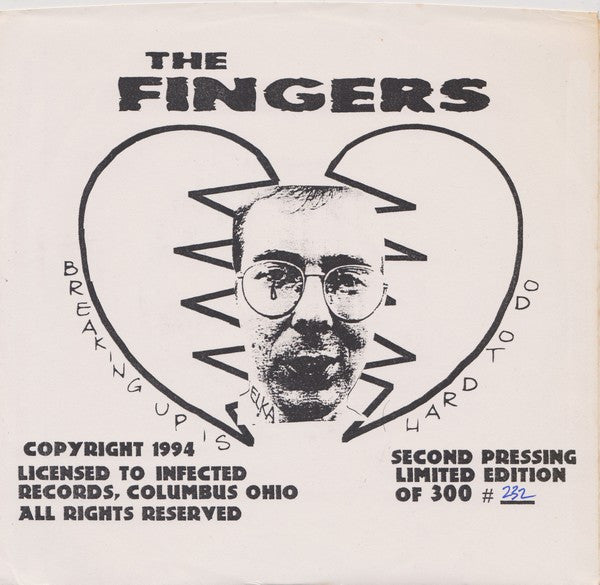 The Fingers (2) : Breaking Up's Hard To Do (7", S/Sided, Ltd, Num, RP)