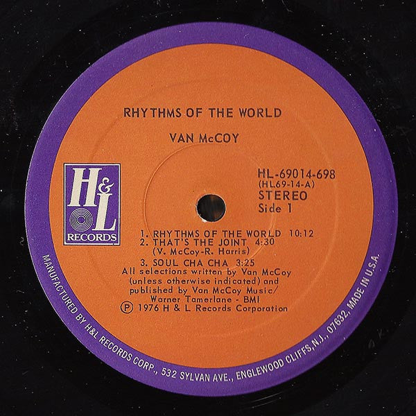 Van McCoy : Rhythms Of The World (LP, Album)