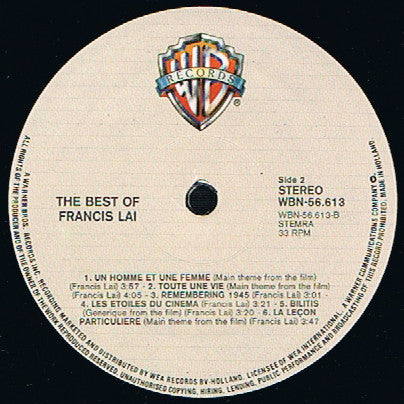Francis Lai : The Very Best Of Francis Lai (LP, Comp)