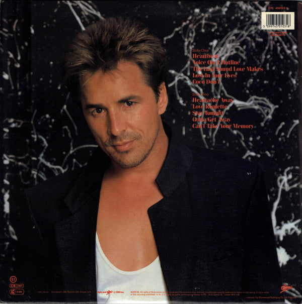 Don Johnson : Heartbeat (LP, Album, Gat)