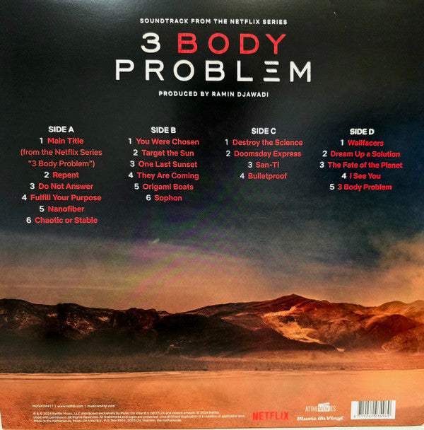 Ramin Djawadi : 3 Body Problem (Soundtrack From The Netflix Series) (2xLP, Album, Ltd, Sil)