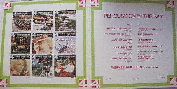 Werner Müller Und Sein Orchester : Percussion In The Sky (LP, Gat)