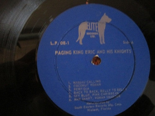 King Eric And His Knights : Paging King Eric And His Knights (LP, Album, Blu)