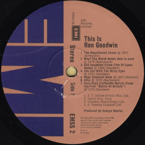 Ron Goodwin And His Orchestra : This Is Ron Goodwin (LP, Comp)