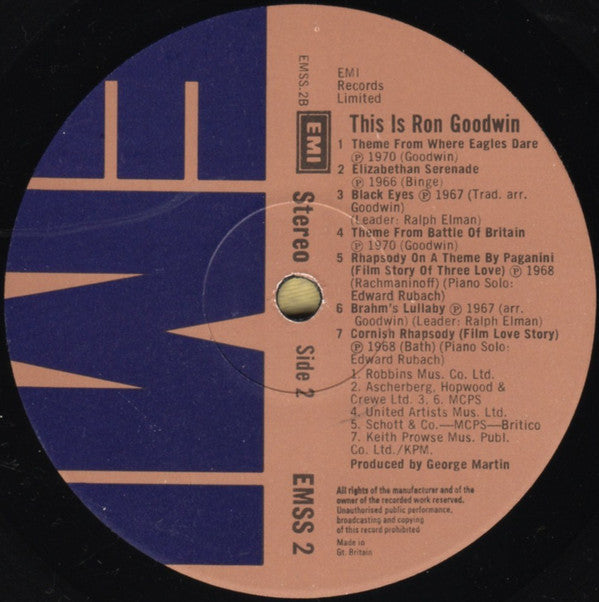 Ron Goodwin And His Orchestra : This Is Ron Goodwin (LP, Comp)