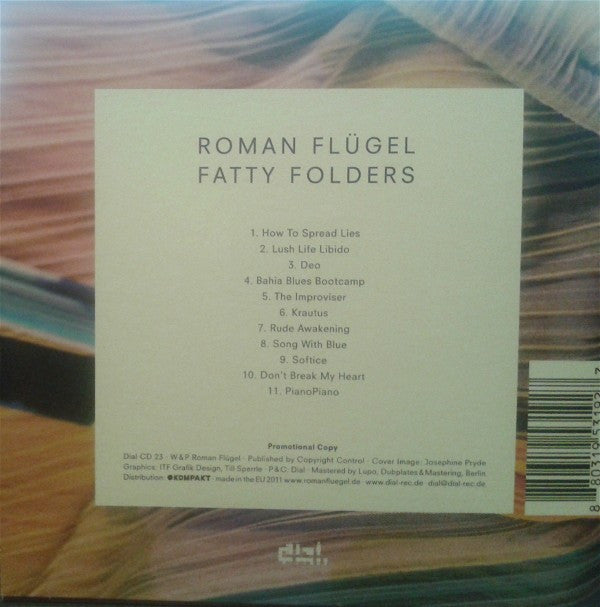Roman Flügel : Fatty Folders (CD, Album, Promo, Car)