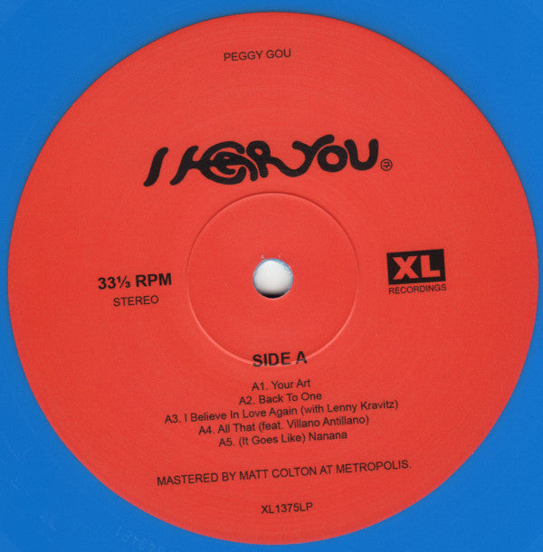 Peggy Gou : I Hear You (LP, Album, Ltd, Blu)