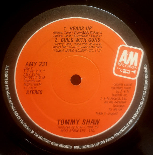 Tommy Shaw : Lonely School (12")