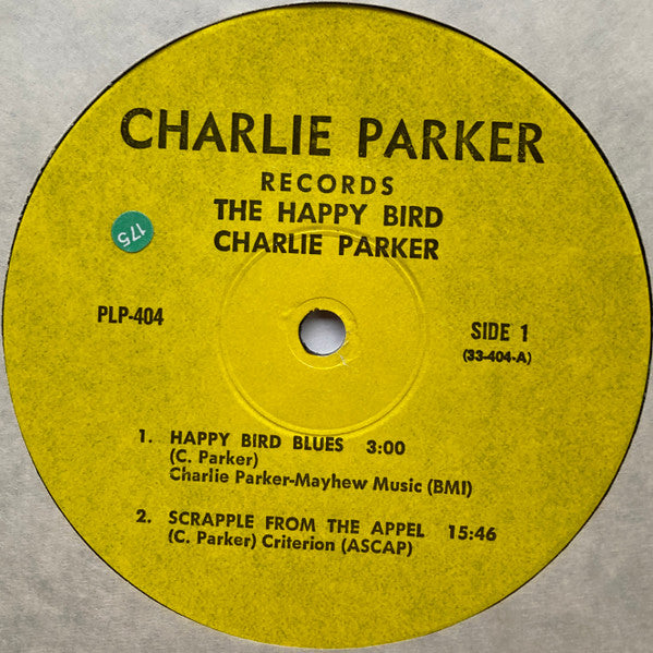 Charlie Parker : The Happy "Bird" (LP)