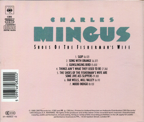 Charles Mingus : Shoes Of The Fisherman's Wife (CD, Comp, RM)