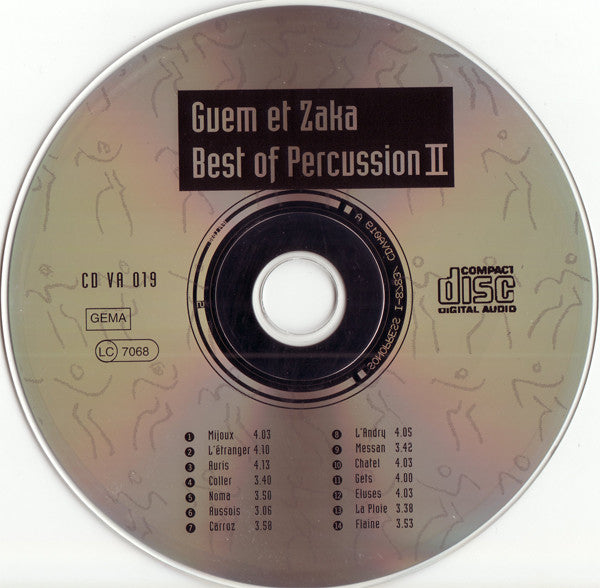 Guem et Zaka Percussion : Best Of Percussion II (CD, Comp)