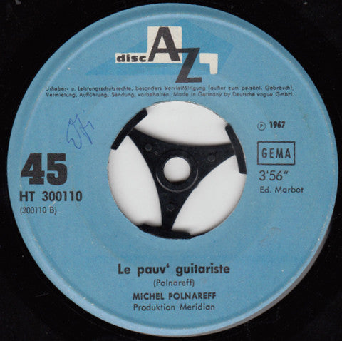 Michel Polnareff : Ta Ta Ta Ta / Le Pauv' Guitariste (7", Single)