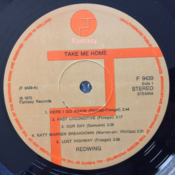 Redwing (2) : Take Me Home (LP, Album)
