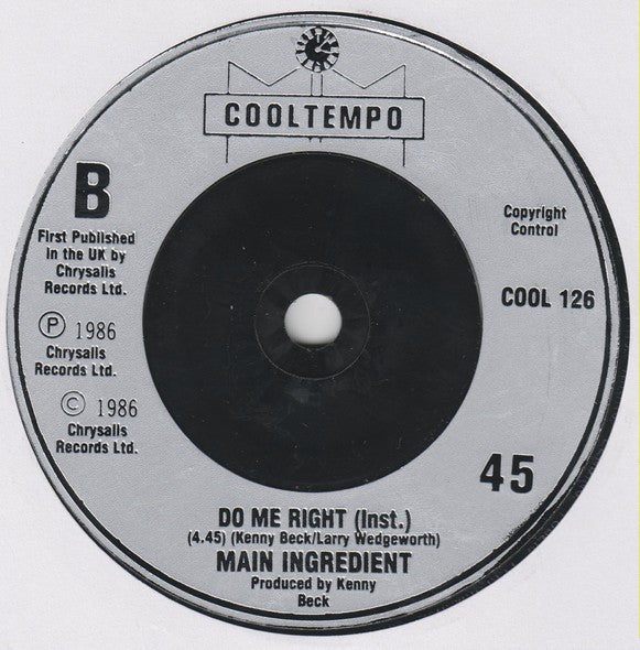 The Main Ingredient : Do Me Right (7", Single)