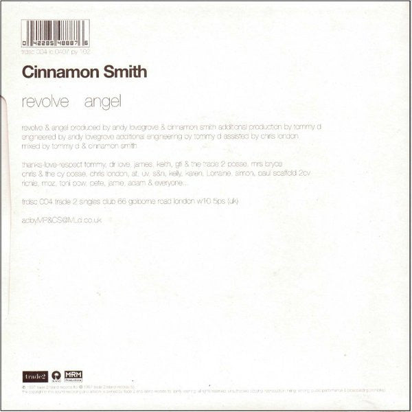 Cinnamon Smith : Revolve / Angel (7")