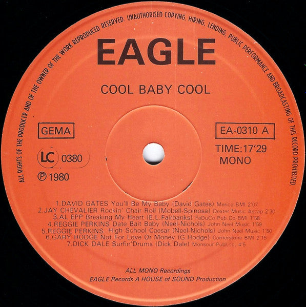 Various : Cool Baby Cool (LP, Comp, Mono, Ora)